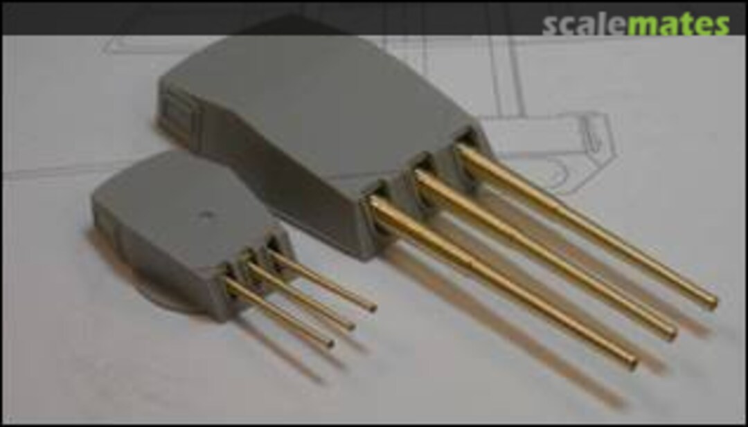 Boxart Italian 15"/50 cal. and 6"/55 cal. Barrels BDB35048 B&D Barrels Boxart Italian 15"/50 cal. and 6"/55 cal. Barrels BDB35048 B&D Barrels