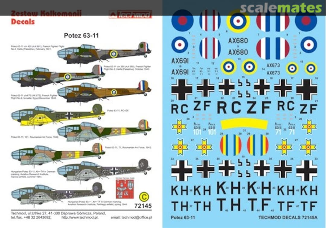 Boxart Potez 63-11 72145 Techmod Boxart Potez 63-11 72145 Techmod
