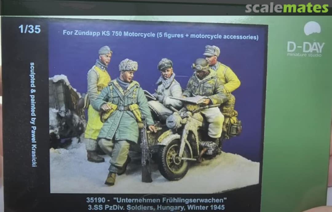 Boxart "Unternehmen Frühlingserwachen" 35190 D-Day Miniature Studio Boxart "Unternehmen Frühlingserwachen" 35190 D-Day Miniature Studio