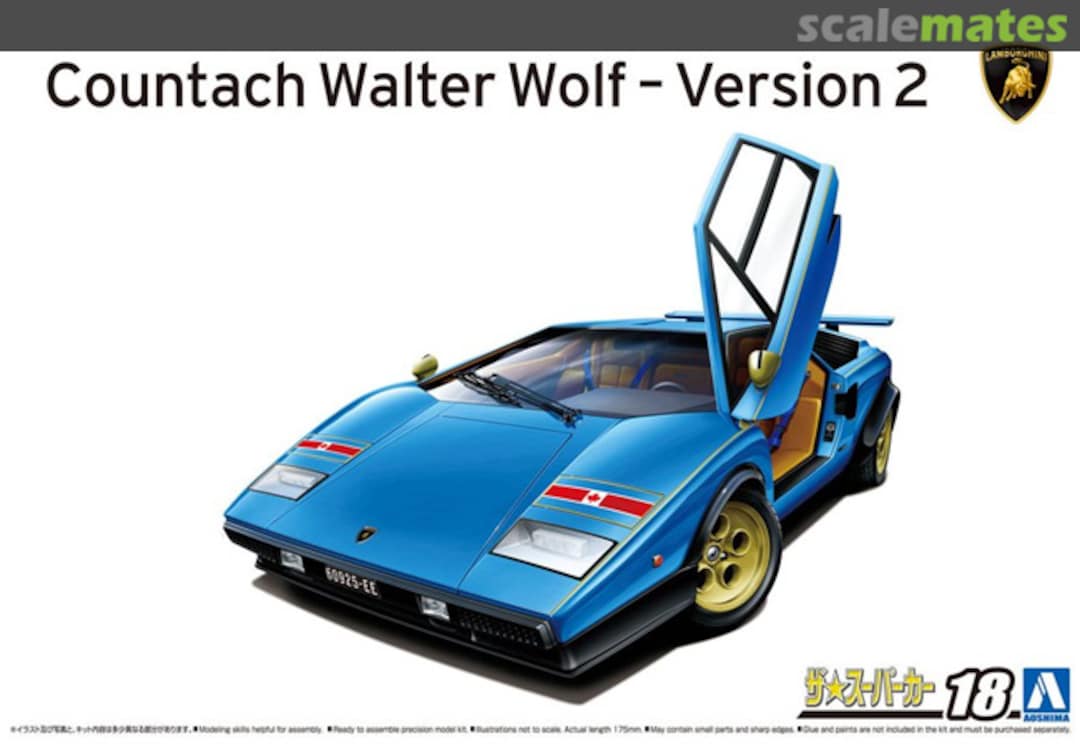 Boxart Countach Walter Wolf - Version 2 063835 Aoshima Boxart Countach Walter Wolf - Version 2 063835 Aoshima