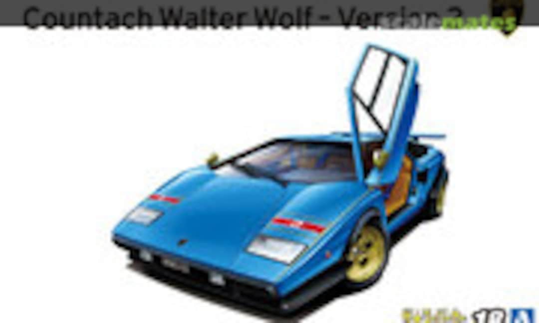 1:24 Countach Walter Wolf - Version 2 (Aoshima 063835)