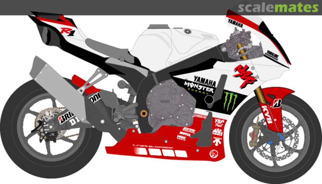 Boxart Yamaha R1 Factory Racing Team 2018 SUZUKA 8 Hours Endurance WINNER MK12107-8 CGM Models Boxart Yamaha R1 Factory Racing Team 2018 SUZUKA 8 Hours Endurance WINNER MK12107-8 CGM Models