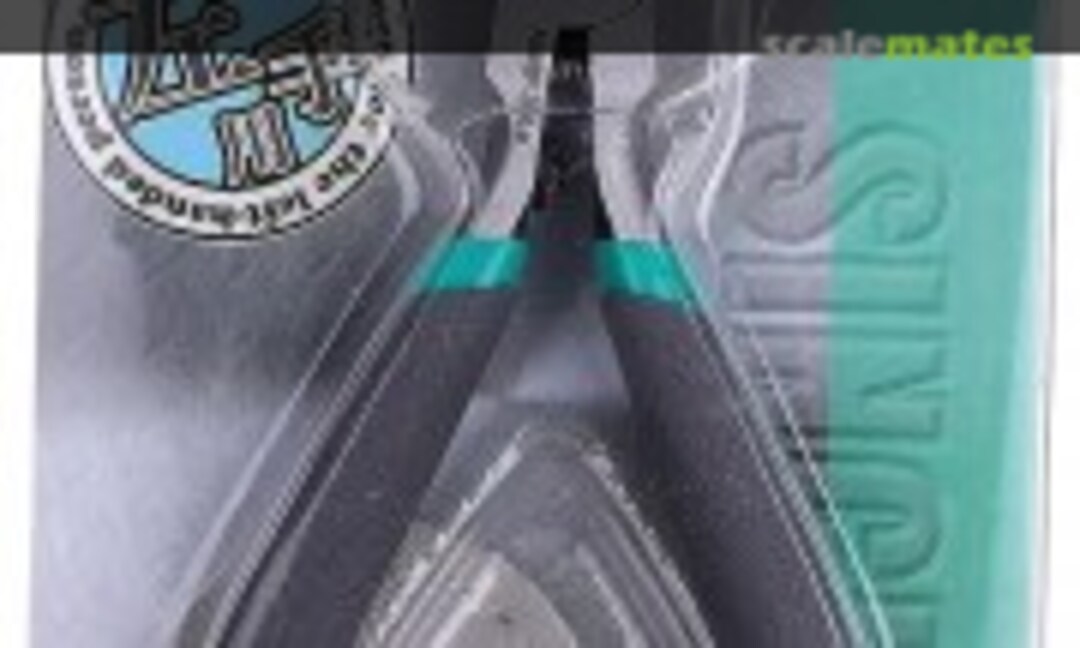 No aurochs Ultra-Thin Blade Nipper, for Left Hand, Thin Blade, Single Edge, Tool, Plastic Model, Gray & Mint (aurochs )