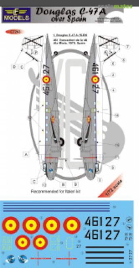 Boxart Douglas C-47A SPAIN C7243 LF Models Boxart Douglas C-47A SPAIN C7243 LF Models