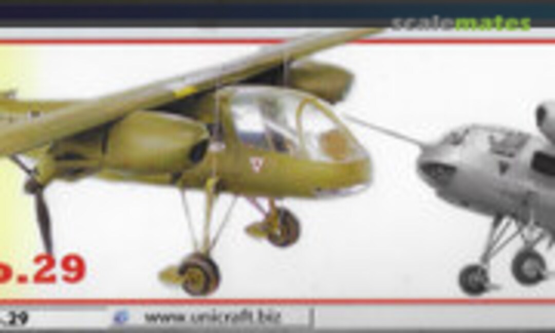 1:72 Dornier Do 29 (Unicraft Models 72101) 72101