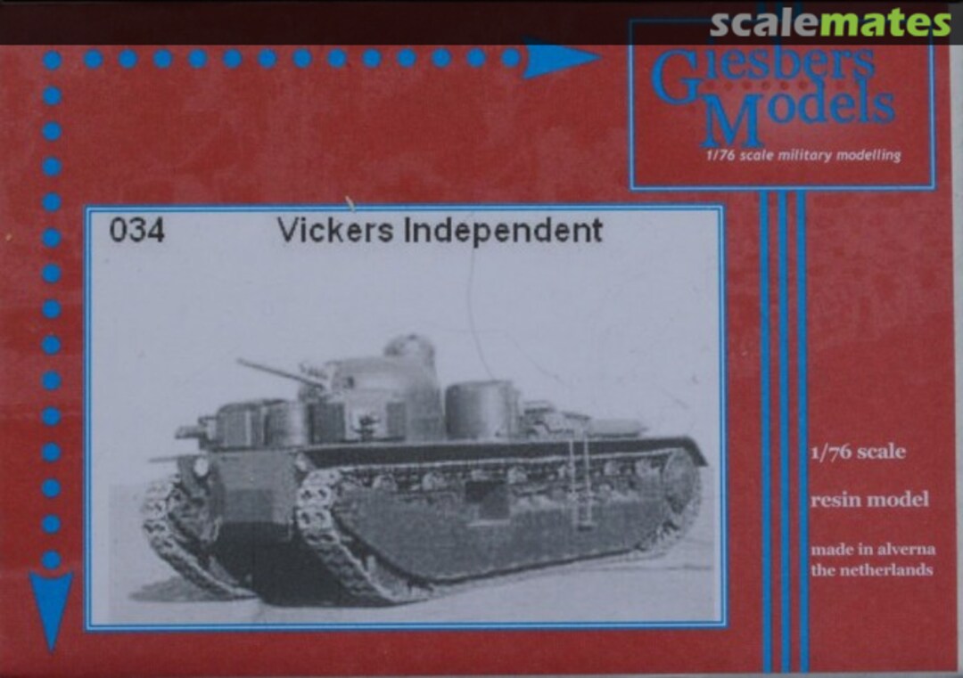 Boxart Vickers Independent 034 Giesbers Models Boxart Vickers Independent 034 Giesbers Models