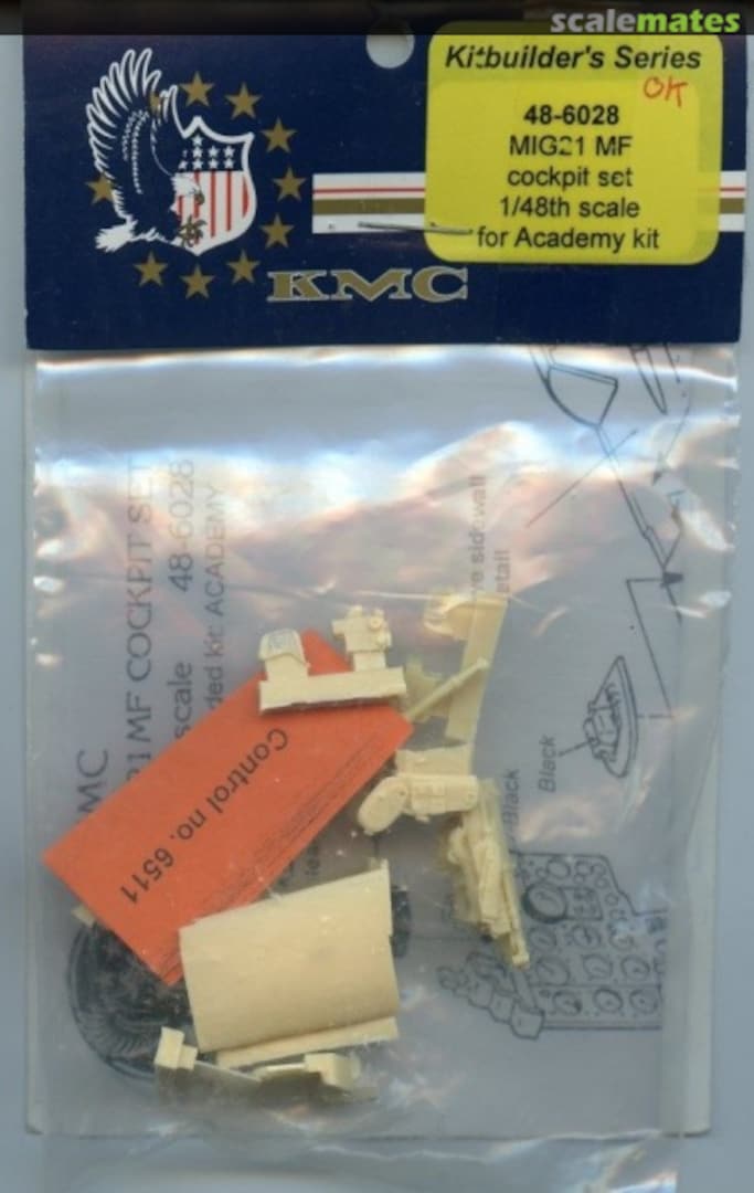 Boxart Mikoyan-Gurevich MiG-21MF Cockpit Set 48-6028 KMC Boxart Mikoyan-Gurevich MiG-21MF Cockpit Set 48-6028 KMC