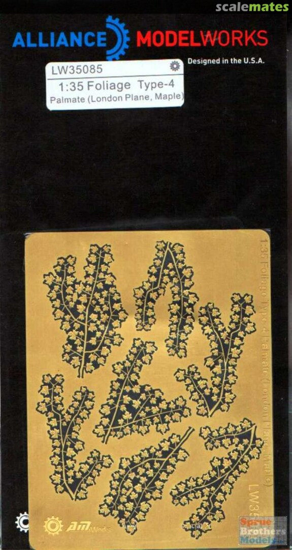 Boxart Foliage Type-4 Palmate (London plane,Maple) LW35085 Alliance Model Works