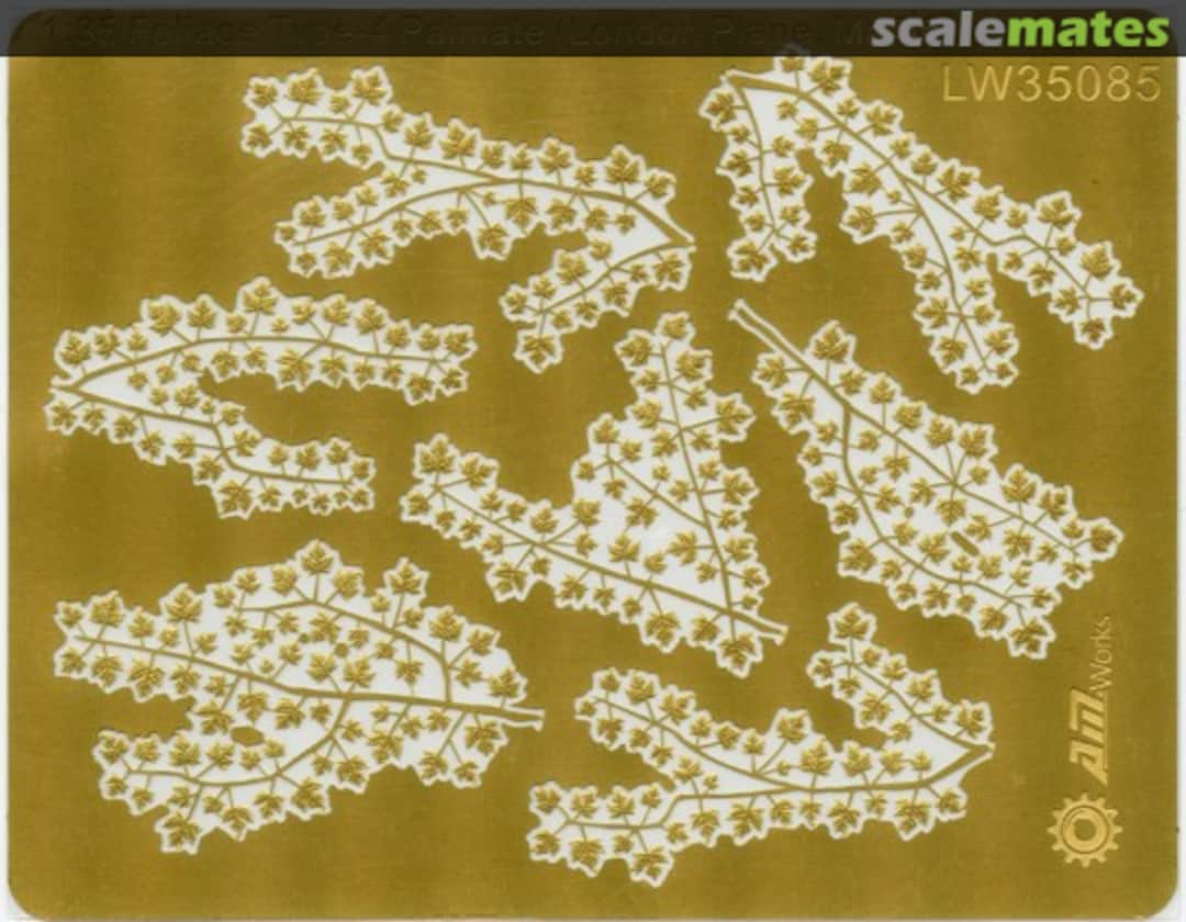 Contents Foliage Type-4 Palmate (London plane,Maple) LW35085 Alliance Model Works