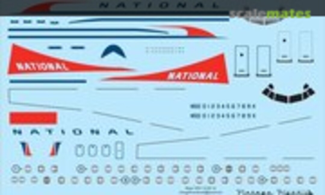 1:144 L-188 National (Vintage Flyer Decals VFD144-021) VFD144-021