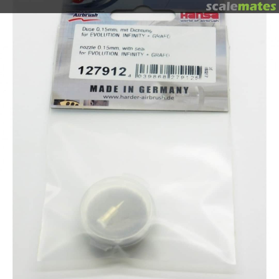 Boxart Nozzle 0,15mm w/Seal 127912 Harder & Steenbeck Boxart Nozzle 0,15mm w/Seal 127912 Harder & Steenbeck