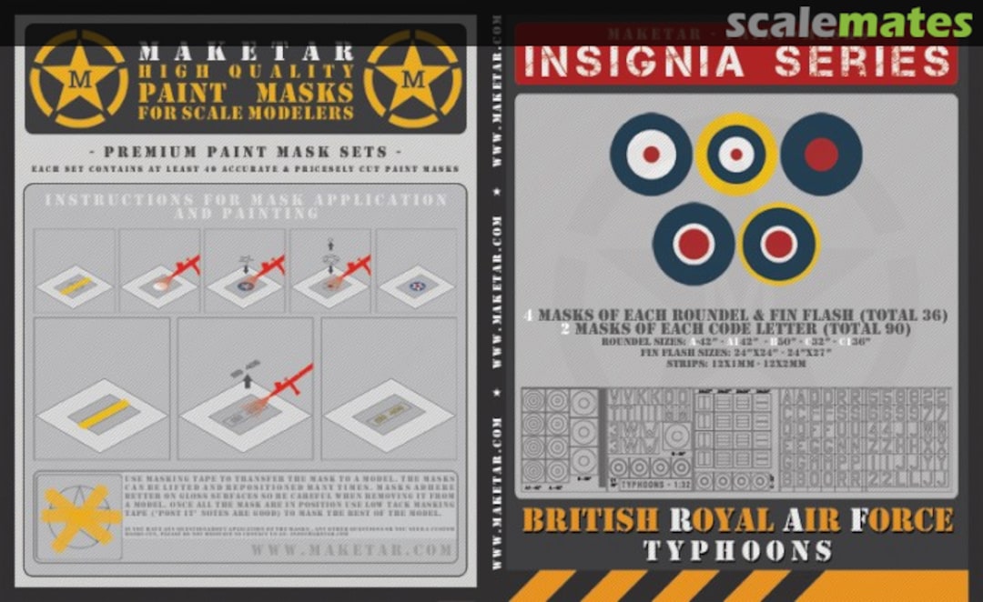 Boxart RAF Hawker Typhoons MM48041V Maketar Boxart RAF Hawker Typhoons MM48041V Maketar