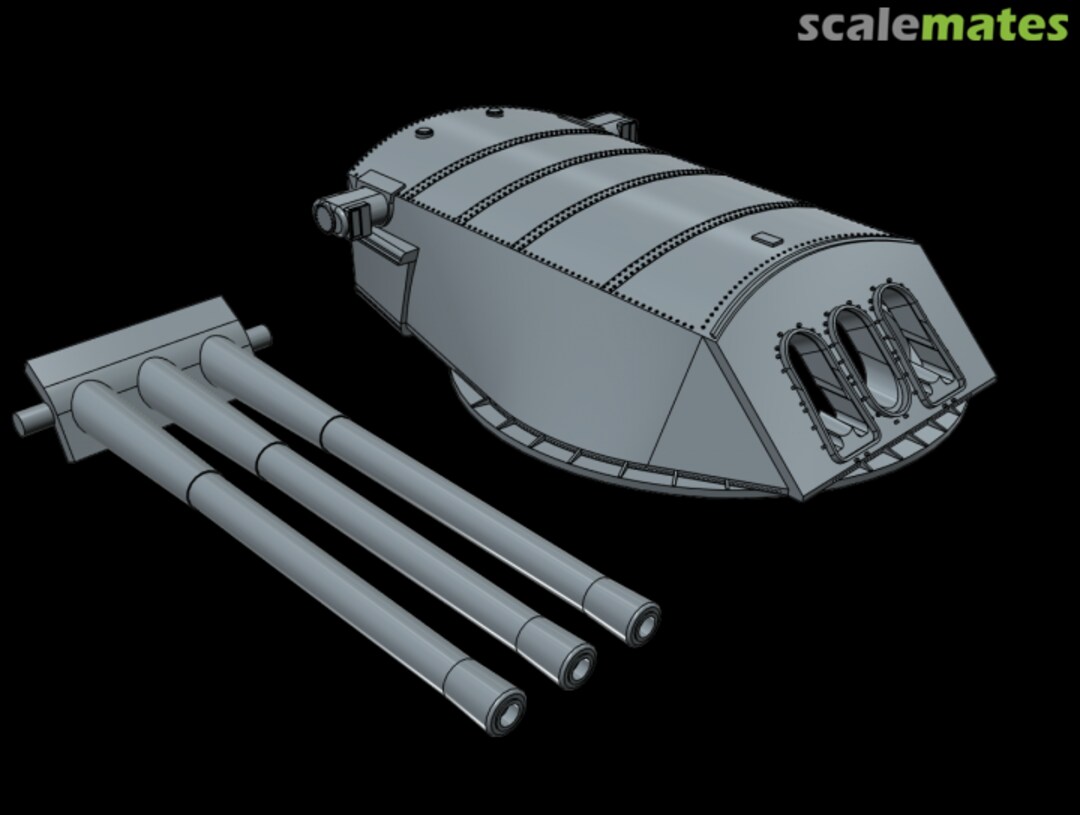 Boxart USS Pennsylvania BB-38 14"/45 cal. Turrets with Barrels 700-BB38 trrts brrls Model Monkey Boxart USS Pennsylvania BB-38 14"/45 cal. Turrets with Barrels 700-BB38 trrts brrls Model Monkey