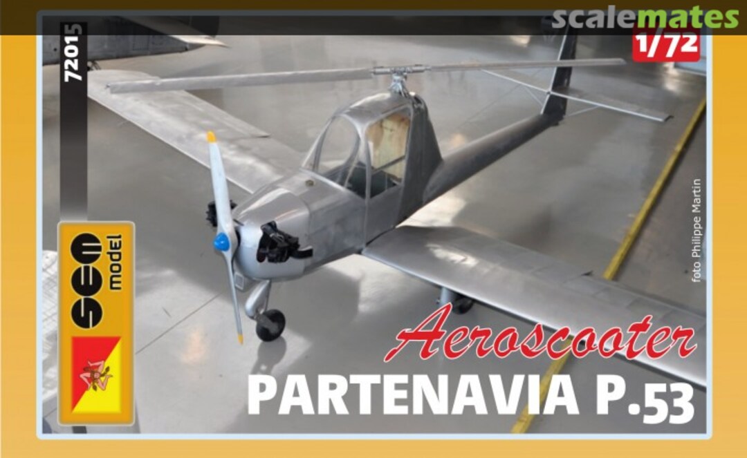 Boxart Partenavia P.53 72019 Sem Model