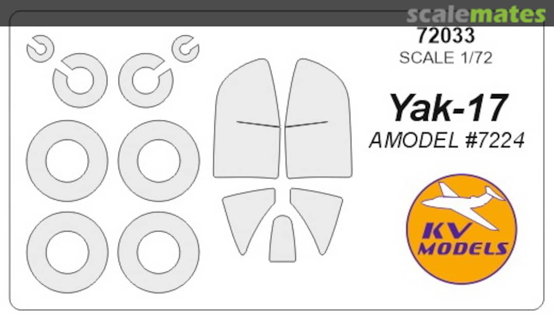 Boxart Yak-17 72033 KV Models Boxart Yak-17 72033 KV Models