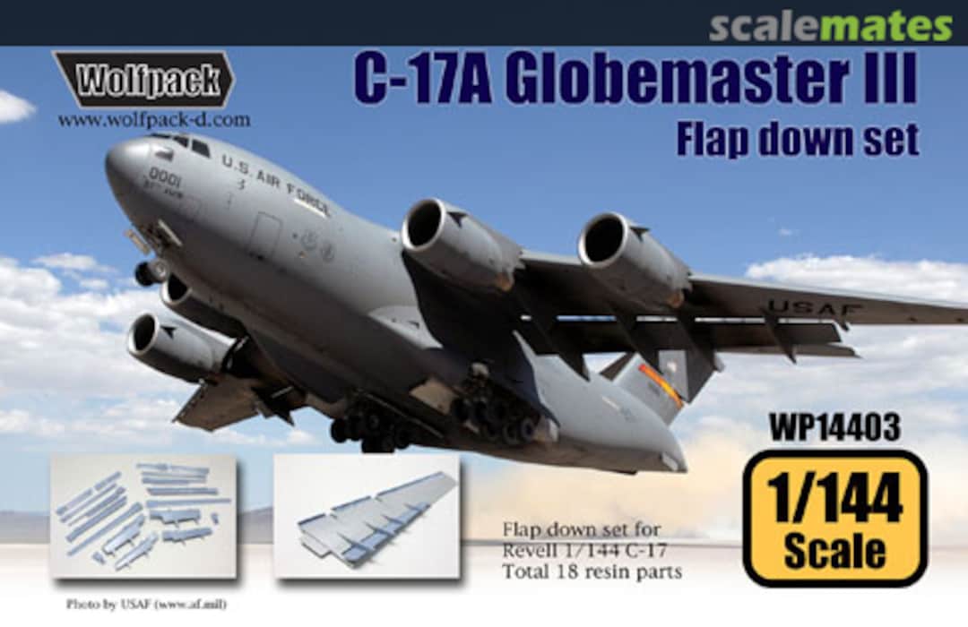 Boxart C-17 Globemaster III Flapdown Set WP14403 Wolfpack Boxart C-17 Globemaster III Flapdown Set WP14403 Wolfpack