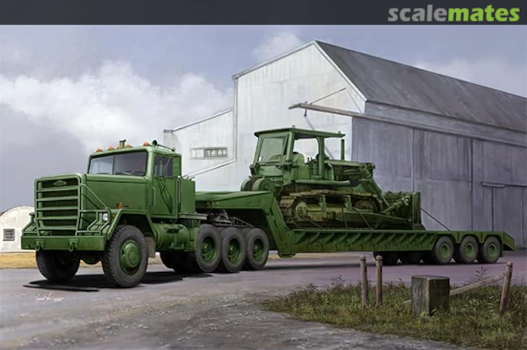 Boxart M920 Tractor tow with M870A1 semitrailer 01078 Trumpeter Boxart M920 Tractor tow with M870A1 semitrailer 01078 Trumpeter