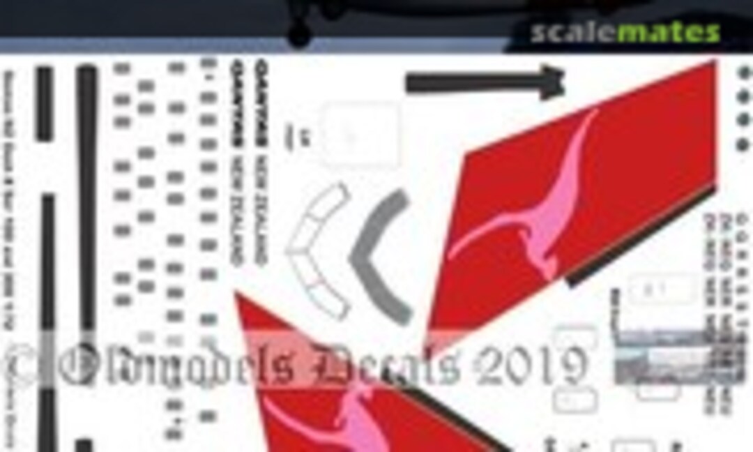1:144 Dash8-100/300 Qantas NZ (Oldmodels Decals OMD0248) OMD0248