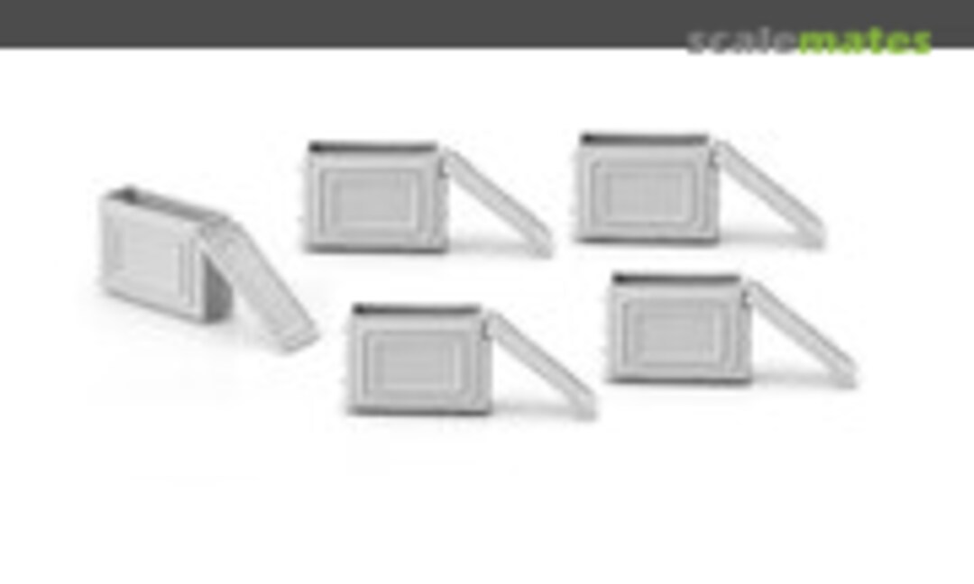 1:16 WWII Browning 1919 Ammo Box (empty) (SOL MM348) MM348