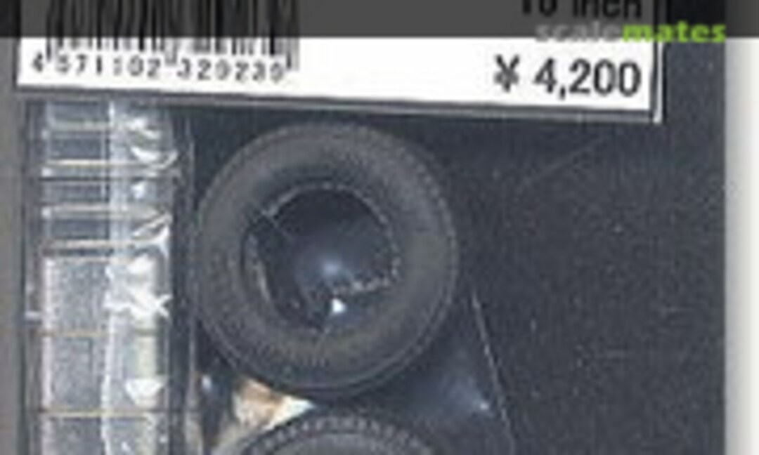 1:24 Borrani wire wheel set (Model Factory Hiro P-923)