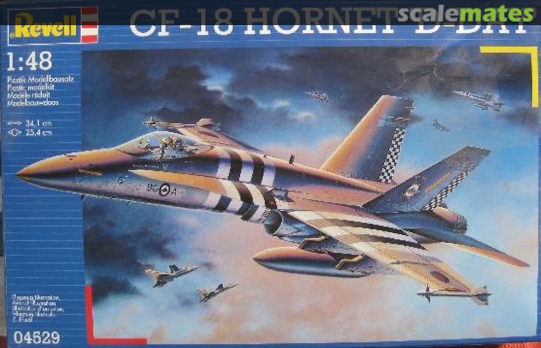 Boxart CF-18 Hornet "D-Day" 04529 Revell Boxart CF-18 Hornet "D-Day" 04529 Revell