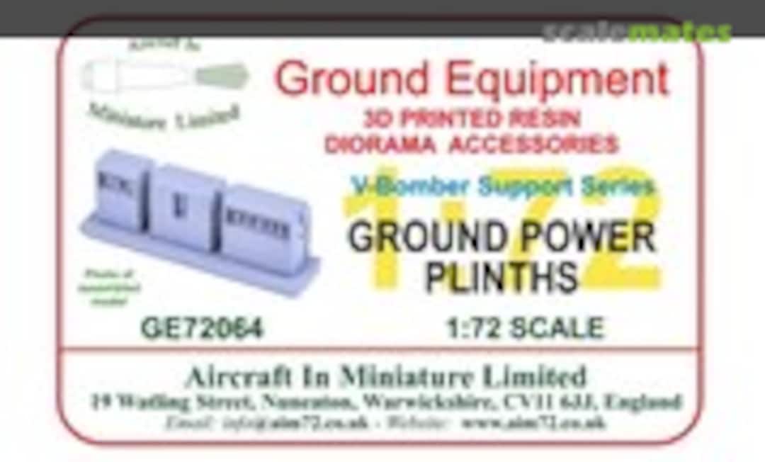 1:72 Ground Power Plinths (Aircraft In Miniature Ltd GE72064) GE72064