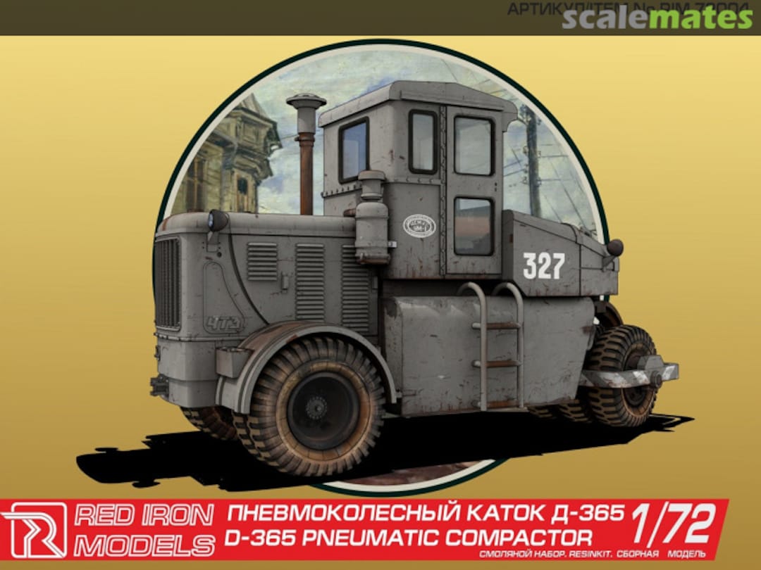 Boxart D-365 Pneumatic Compactor RIM72004 Red Iron Models Boxart D-365 Pneumatic Compactor RIM72004 Red Iron Models