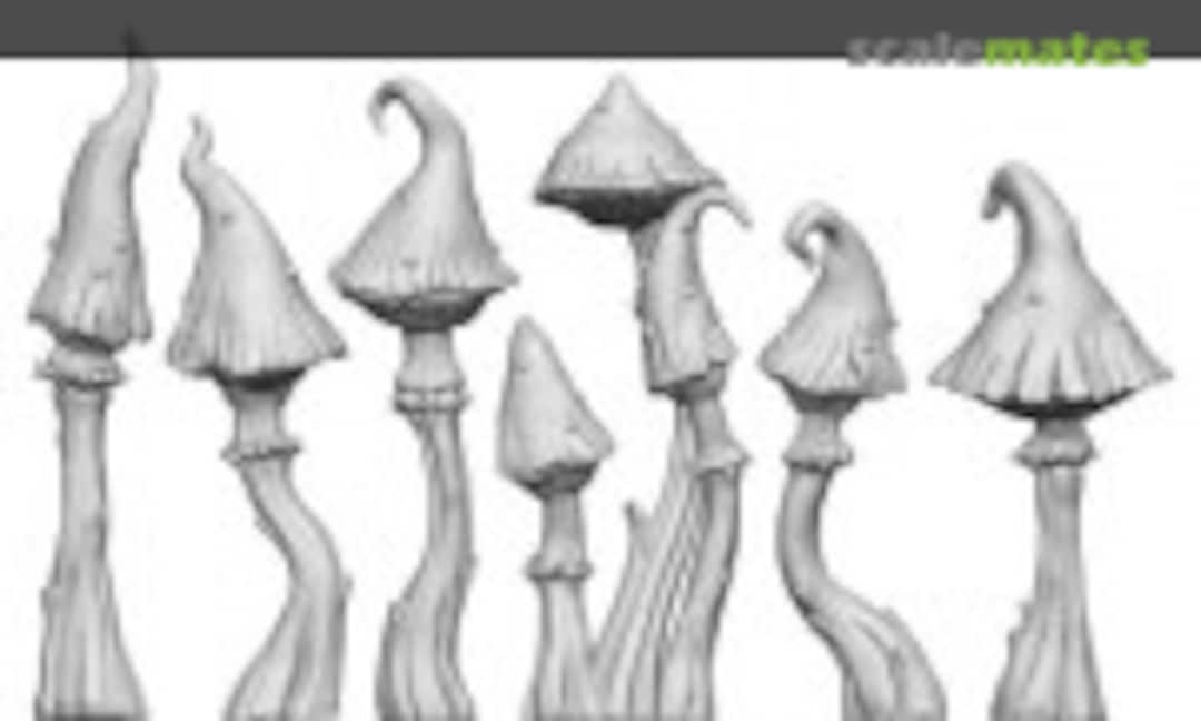 1:48 Goblin Mushrooms XL x6 (Green Stuff World 12961) 12961