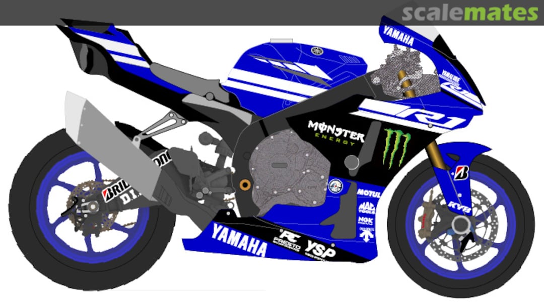 Boxart Yamaha R1 Factory Racing Team 2017 SUZUKA 8 Hours Endurance WINNER MK12107-7 CGM Models Boxart Yamaha R1 Factory Racing Team 2017 SUZUKA 8 Hours Endurance WINNER MK12107-7 CGM Models