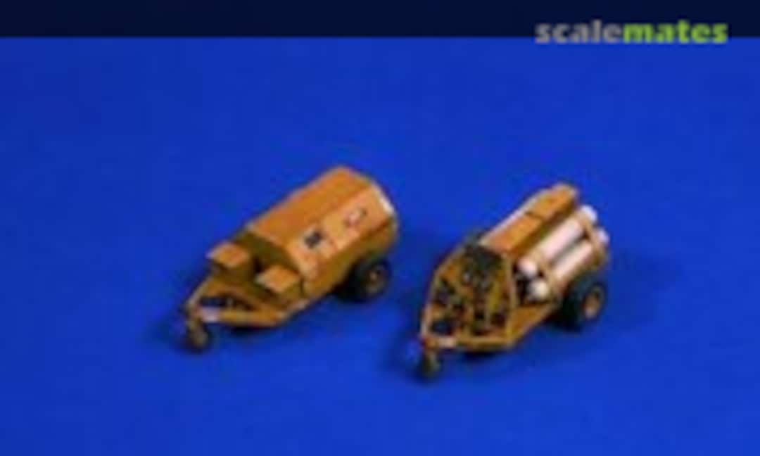1:48 Nitrogen Oxygen Utility Carts (Verlinden Productions 2550) 2550