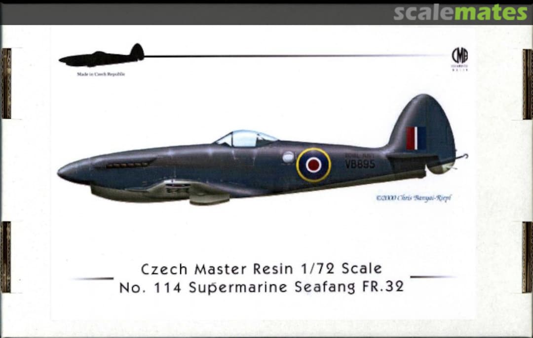 Boxart Supermarine Seafang FR.32 CMR-114 CMR Boxart Supermarine Seafang FR.32 CMR-114 CMR