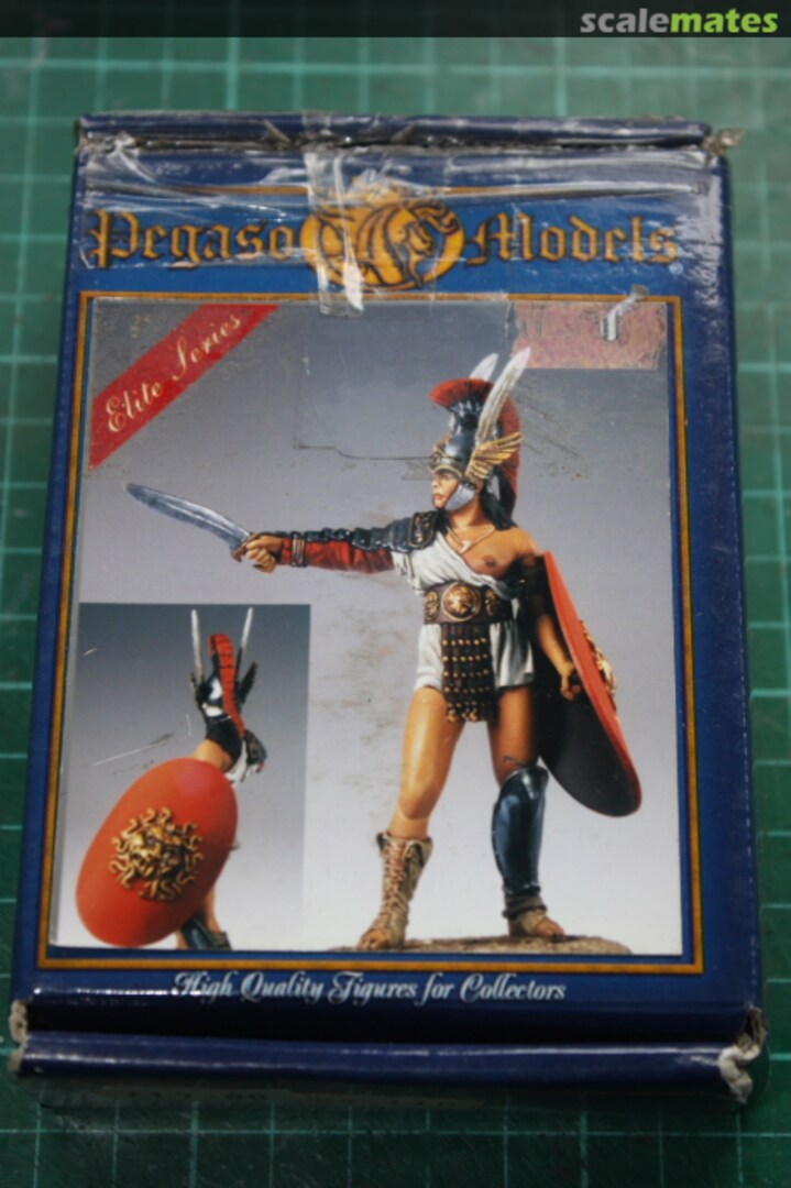 Boxart Roman Gladiator Amazon with Falcata 54-110 Pegaso Models Boxart Roman Gladiator Amazon with Falcata 54-110 Pegaso Models