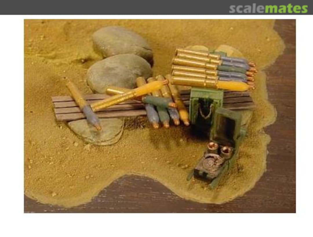 Boxart 10 shell casings, 2 wooden cases and 1 plunger for 75mm Mod. 1897 35078 DES Kit Boxart 10 shell casings, 2 wooden cases and 1 plunger for 75mm Mod. 1897 35078 DES Kit