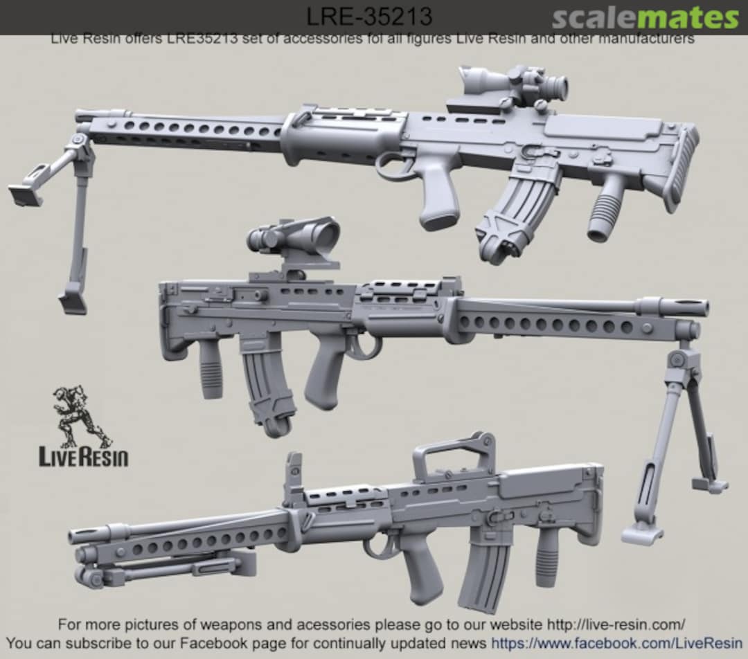 Boxart L86A1 Light Support Weapon LRE-35213 Live Resin Boxart L86A1 Light Support Weapon LRE-35213 Live Resin