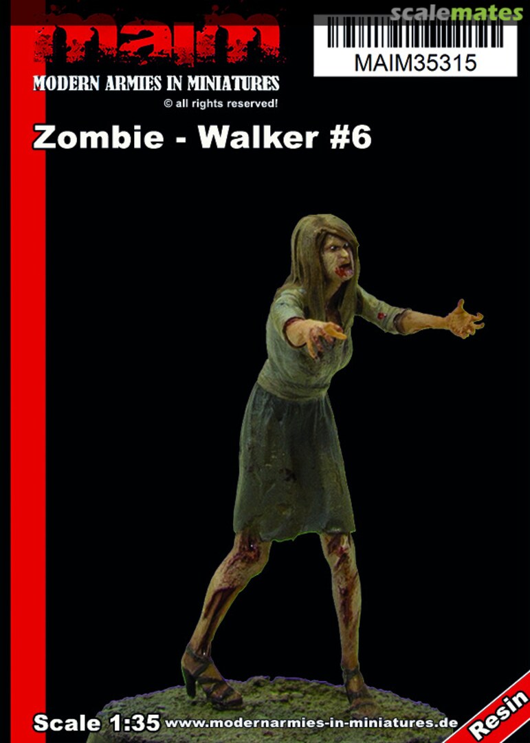 Boxart Zombie - Walker #6 (Female) MAIM35315 MAiM Boxart Zombie - Walker #6 (Female) MAIM35315 MAiM