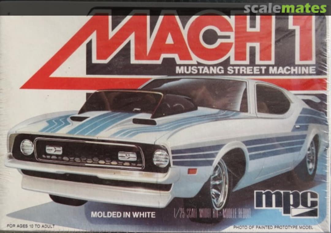 Boxart Mach 1 Mustang Street Machine 1-0805 MPC Boxart Mach 1 Mustang Street Machine 1-0805 MPC