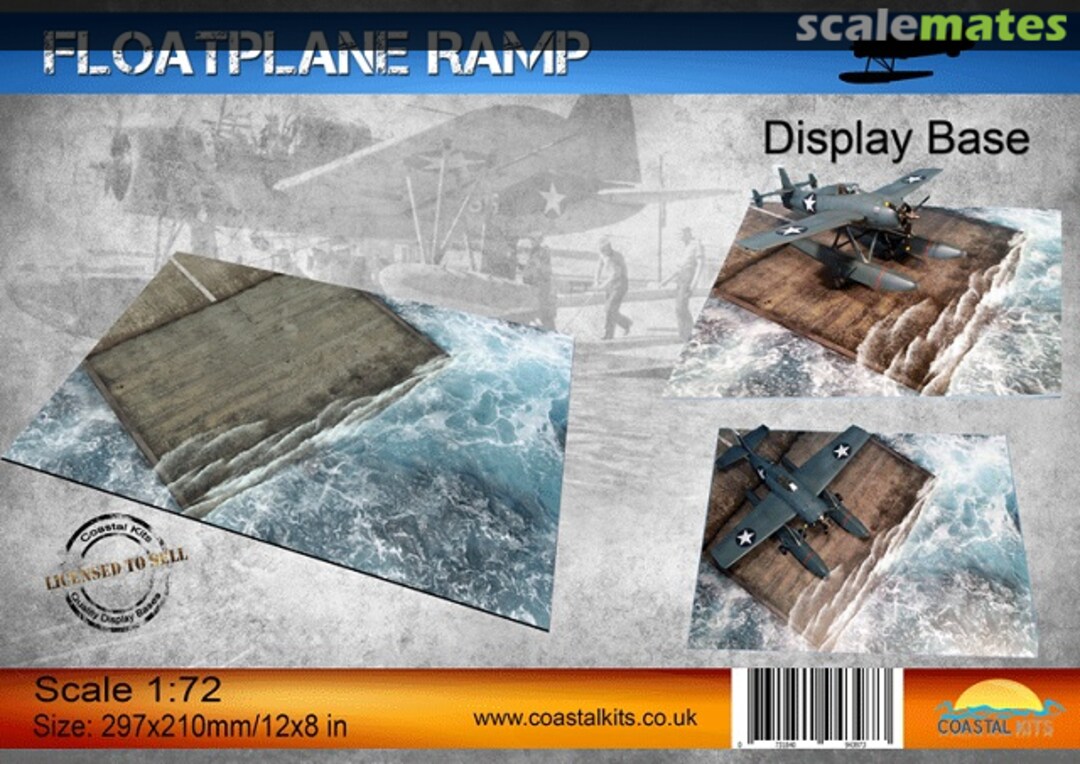 Boxart Floatplane Ramp 297 x 210mm CKS107-72 Coastal Kits Boxart Floatplane Ramp 297 x 210mm CKS107-72 Coastal Kits