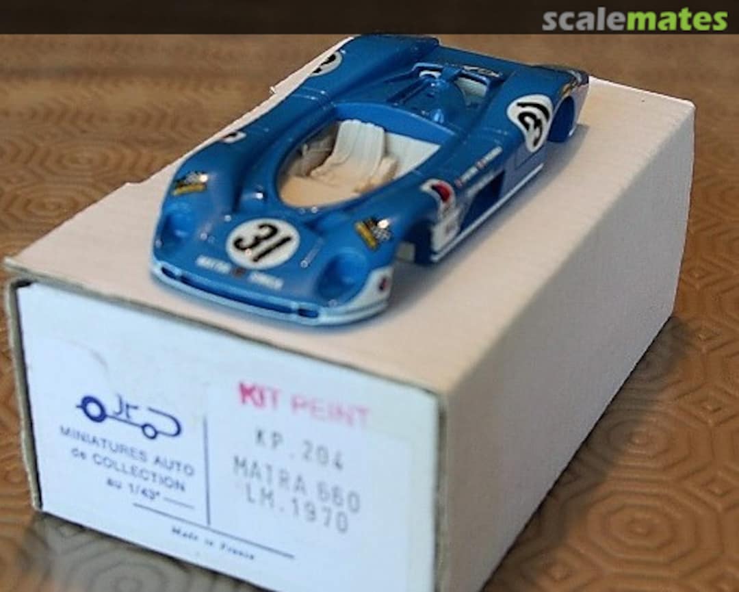Boxart Matra-Simca MS660 #02 "Elf	" KP204 JPS Miniatures Auto