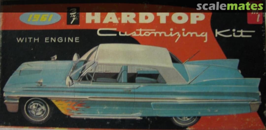 Boxart 1961 Buick Invicta Hardtop K-521 AMT Boxart 1961 Buick Invicta Hardtop K-521 AMT