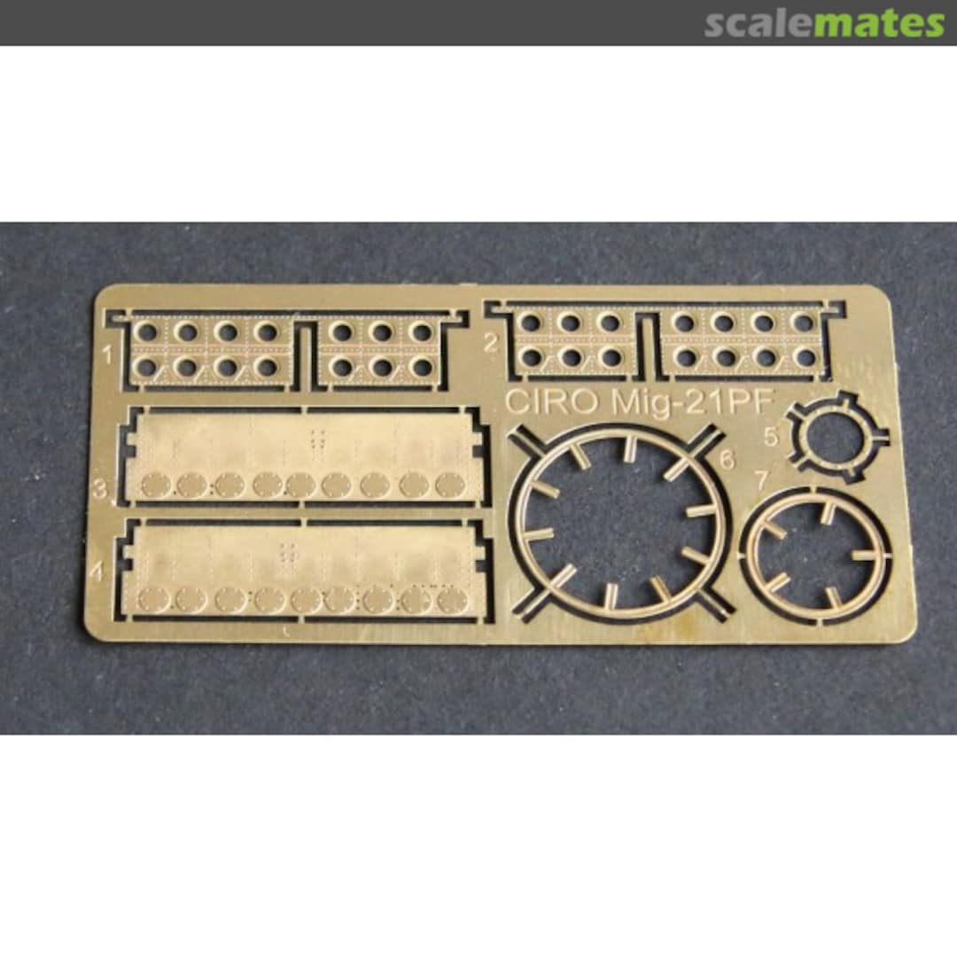 Boxart MiG-21PF Flaps + flame stabilizer C-435 Ciro Models Boxart MiG-21PF Flaps + flame stabilizer C-435 Ciro Models