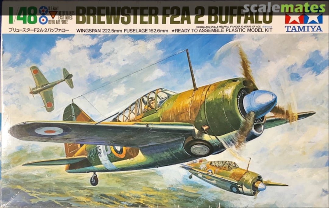 Boxart Brewster F2A-2 Buffalo 61019 Tamiya Boxart Brewster F2A-2 Buffalo 61019 Tamiya