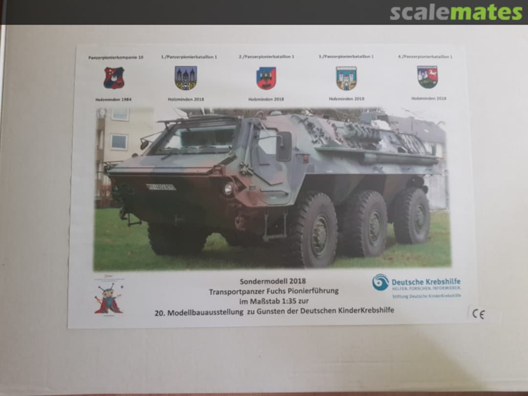 Boxart Sondermodell TPz Fuchs Pionierführung DKKH 2018 Revell Boxart Sondermodell TPz Fuchs Pionierführung DKKH 2018 Revell