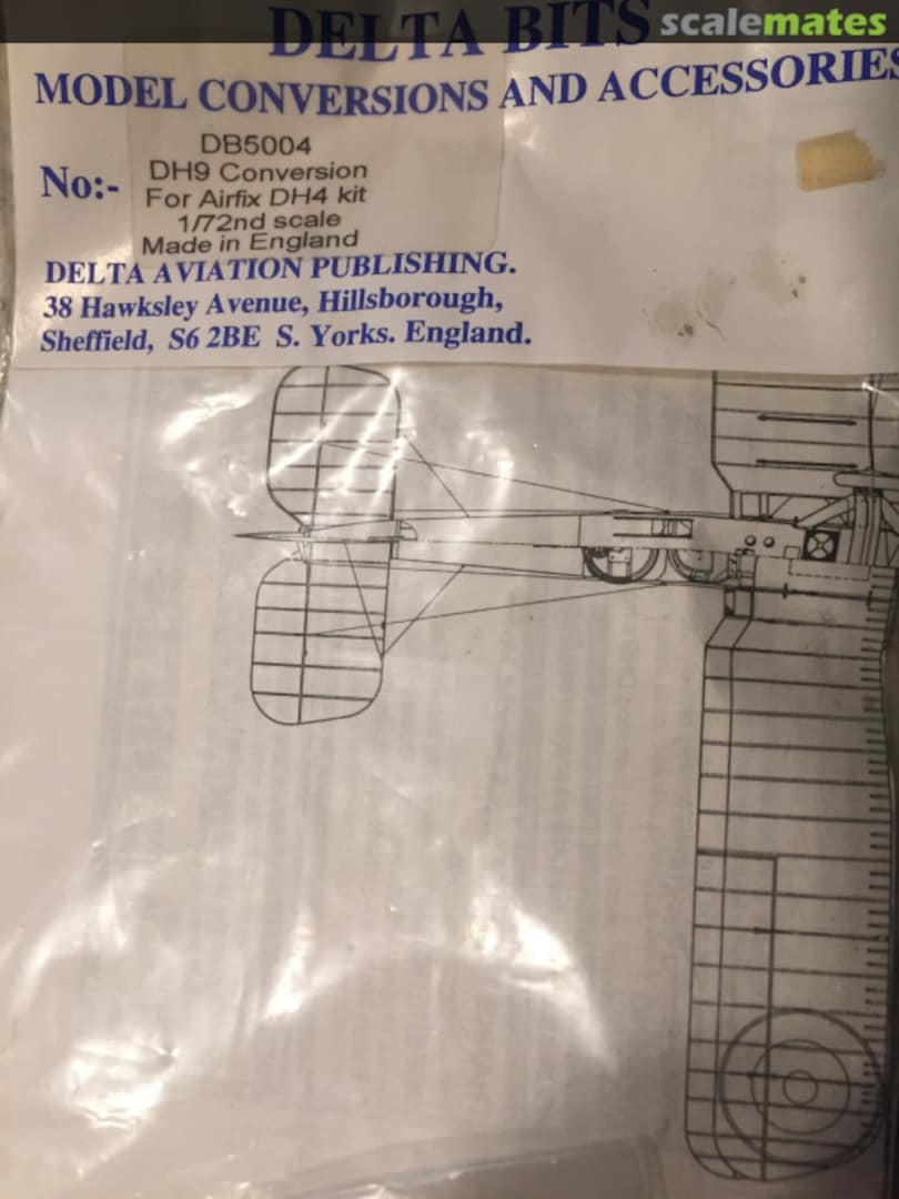 Boxart DH.9 Conversion DB5004 Delta Bits Boxart DH.9 Conversion DB5004 Delta Bits