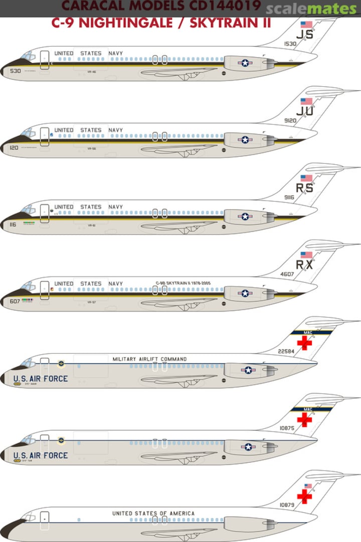Boxart C-9 Nightingale / Skytrain II CD144019 Caracal Models Boxart C-9 Nightingale / Skytrain II CD144019 Caracal Models