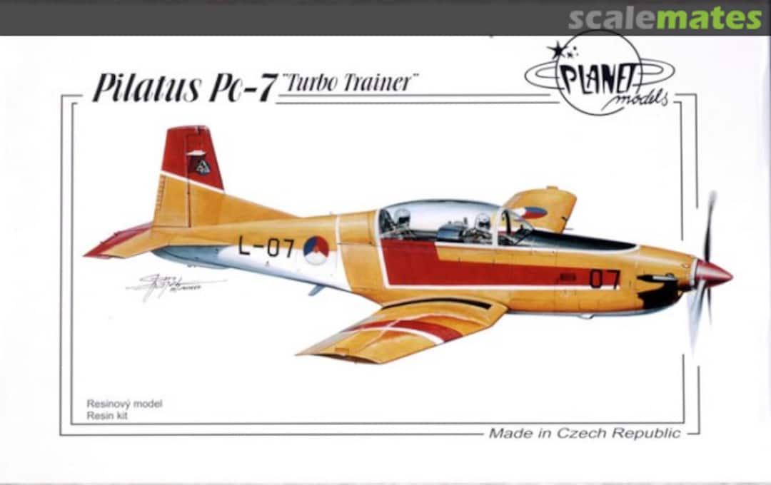 Boxart Pilatus PC-7 Turbo Trainer PLT195 Planet Models Boxart Pilatus PC-7 Turbo Trainer PLT195 Planet Models