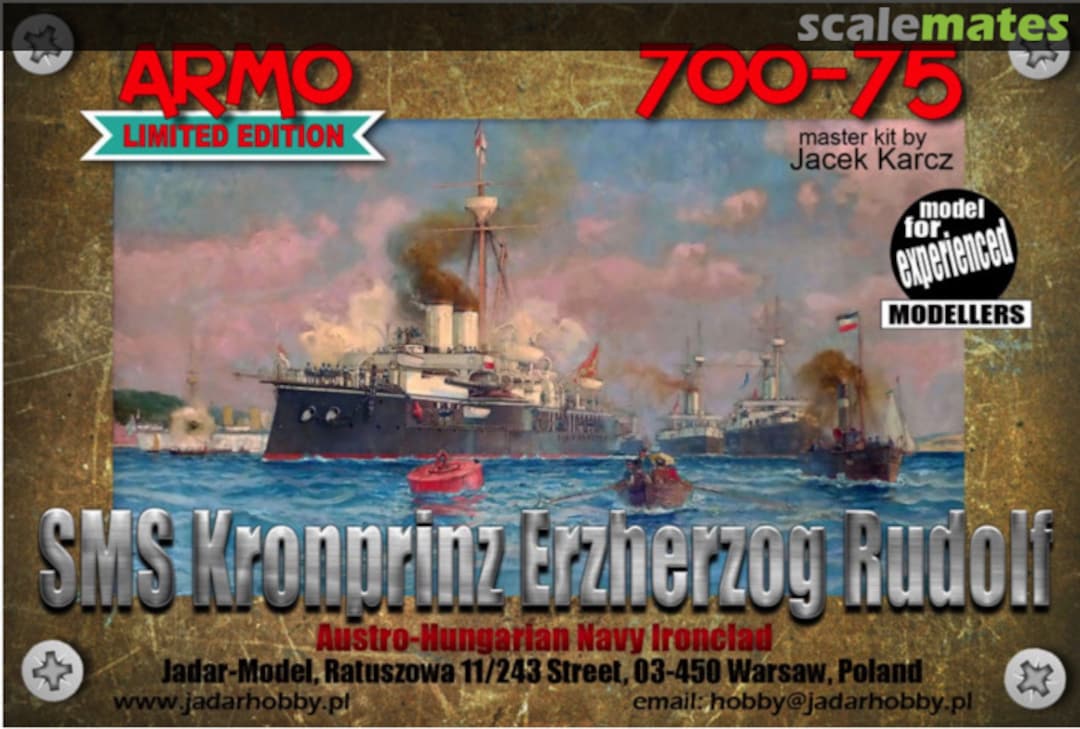 Boxart SMS Kronprinz Erzherzog Rudolf 700-75 Armo Boxart SMS Kronprinz Erzherzog Rudolf 700-75 Armo