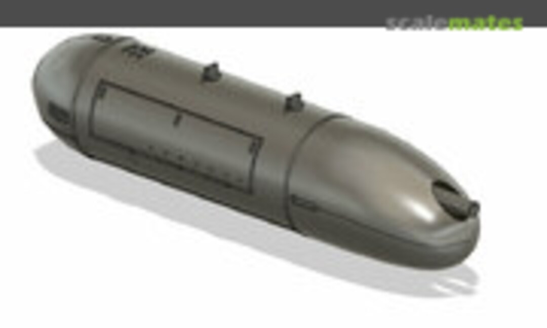 1:48 Gun Pod (Wolf 3D Resin Parts WOL480303) WOL480303