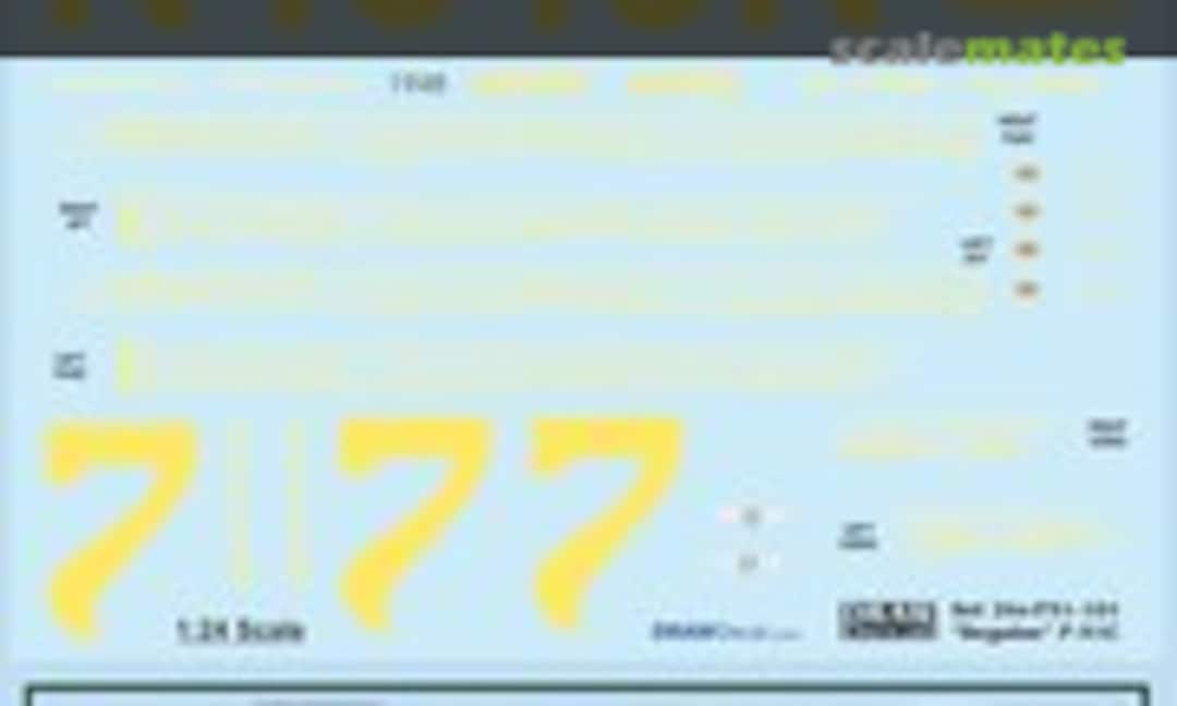 1:24 P-51C “Beguine” (Draw Decal 24-P51-101) 24-P51-101