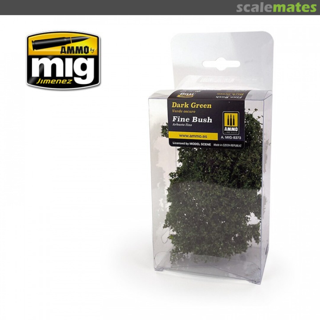 Boxart Fine Bush - Dark Green Vegetation A.MIG-8373 Ammo by Mig Jimenez Boxart Fine Bush - Dark Green Vegetation A.MIG-8373 Ammo by Mig Jimenez