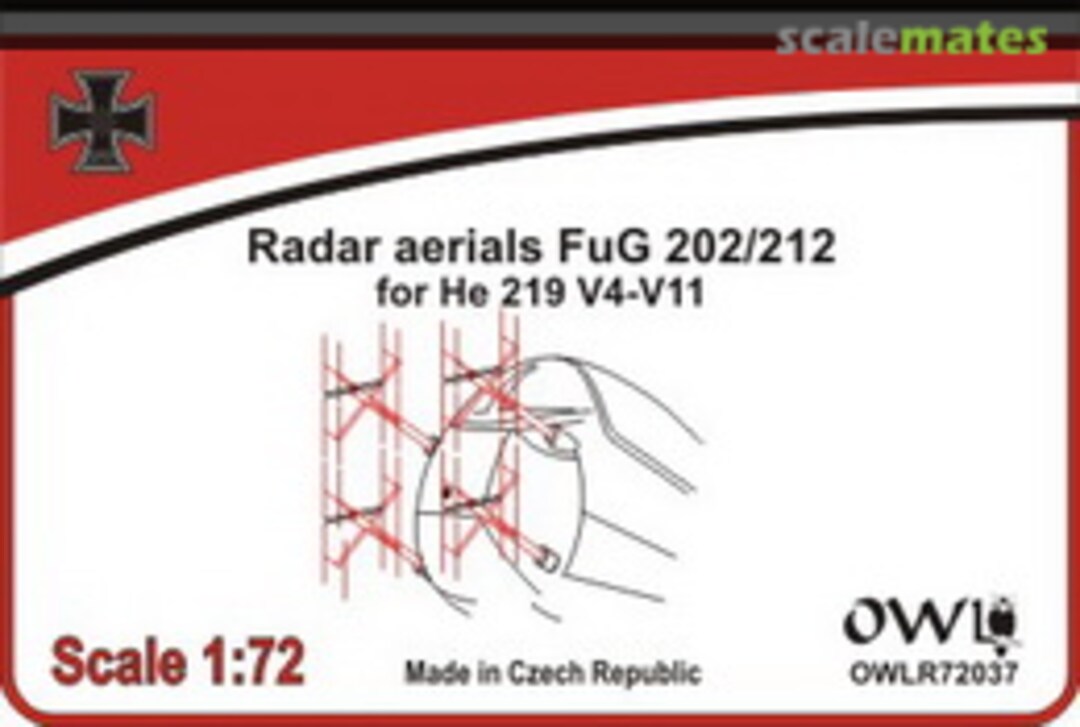 Boxart Radar aerials FuG 202/212 R72037 OWL Boxart Radar aerials FuG 202/212 R72037 OWL
